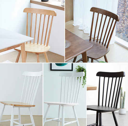 Solid Wood Dining Chair Set of 2