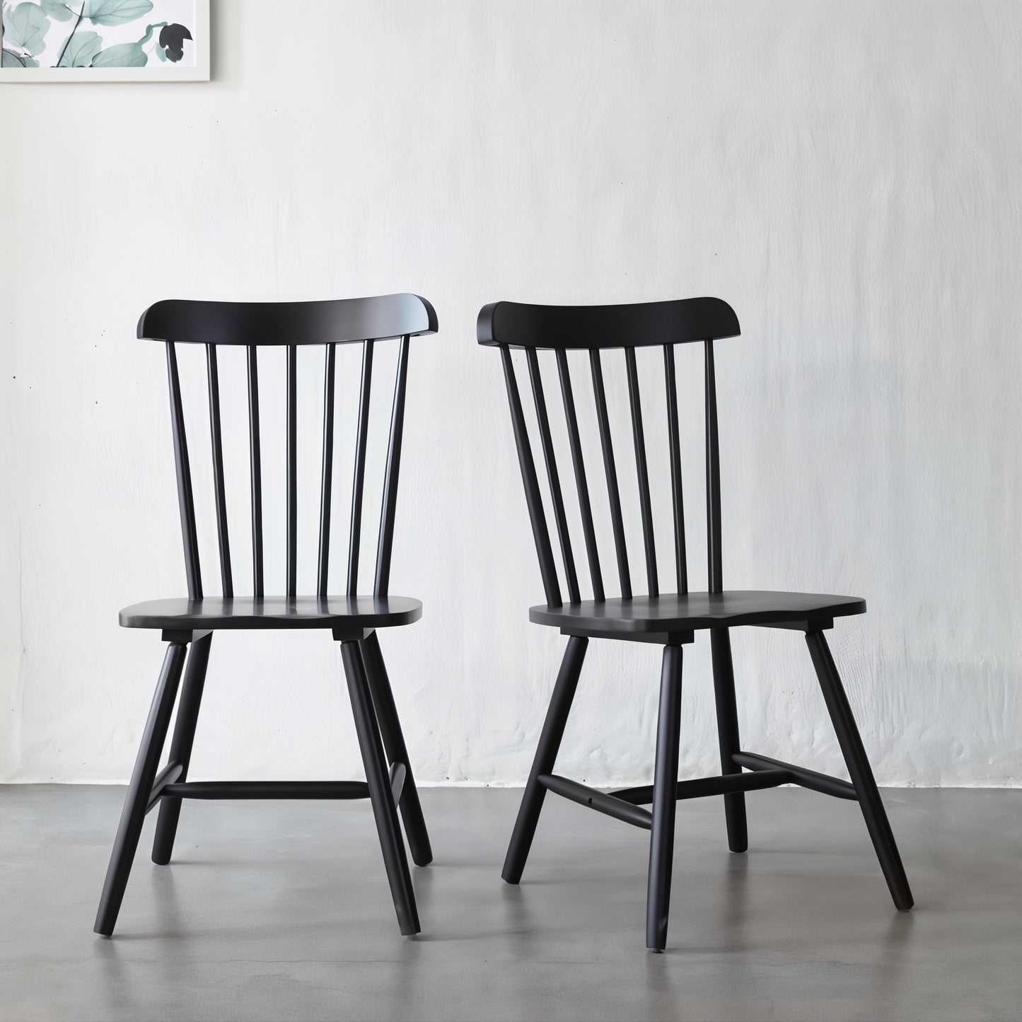 Solid Wood Dining Chair Set of 2