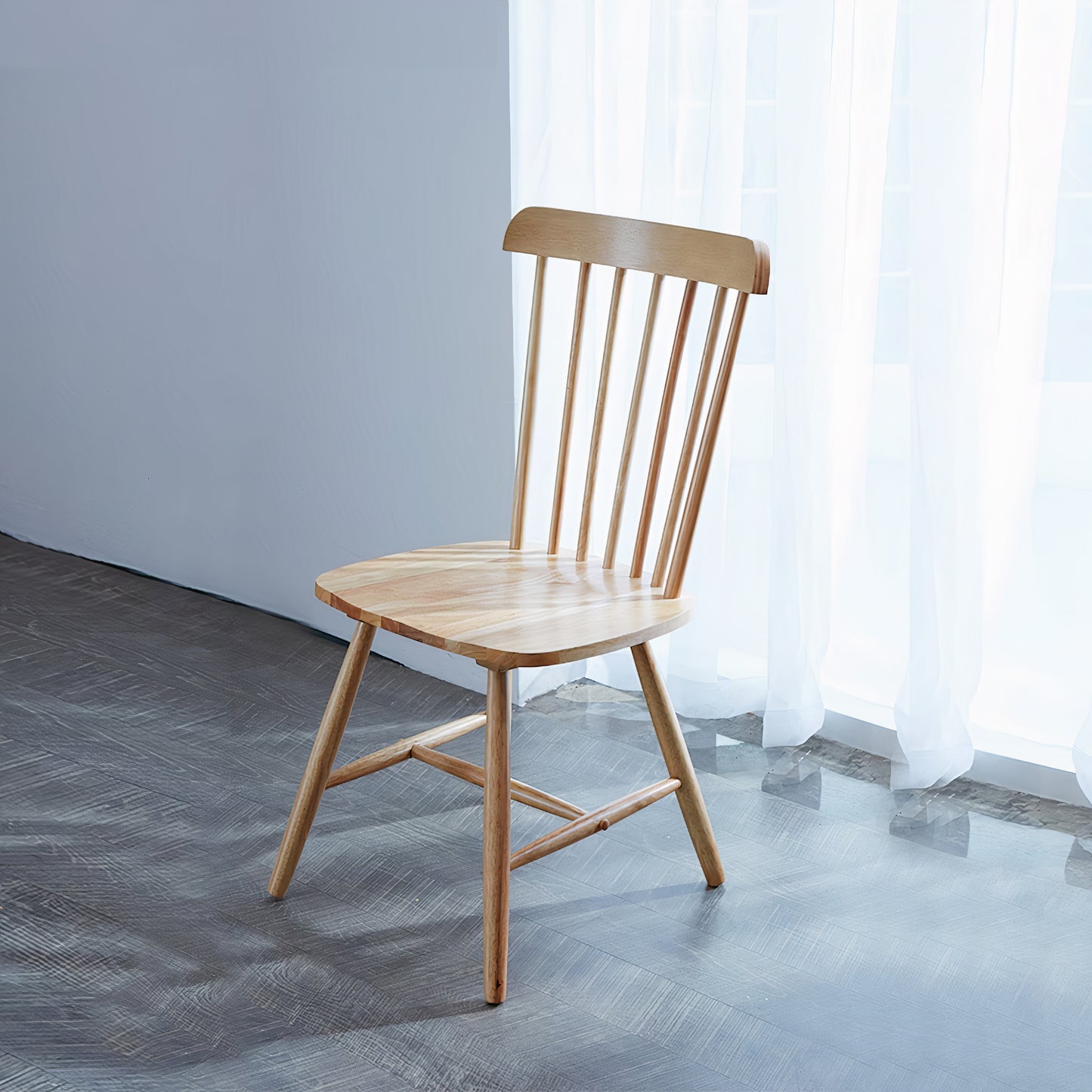 Solid Wood Dining Chair Set of 2