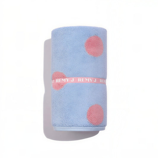 Dot Cotton Candy Modal Tencel Banded Towel Set (5-Piece)