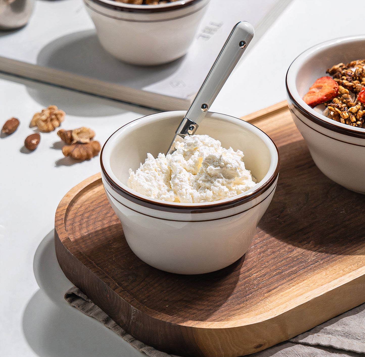 Retro Rim Ceramic Bowl