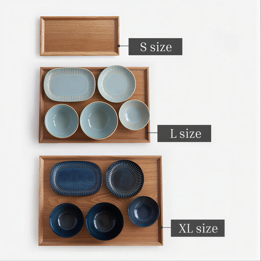 Classic Wooden Rectangular Tray