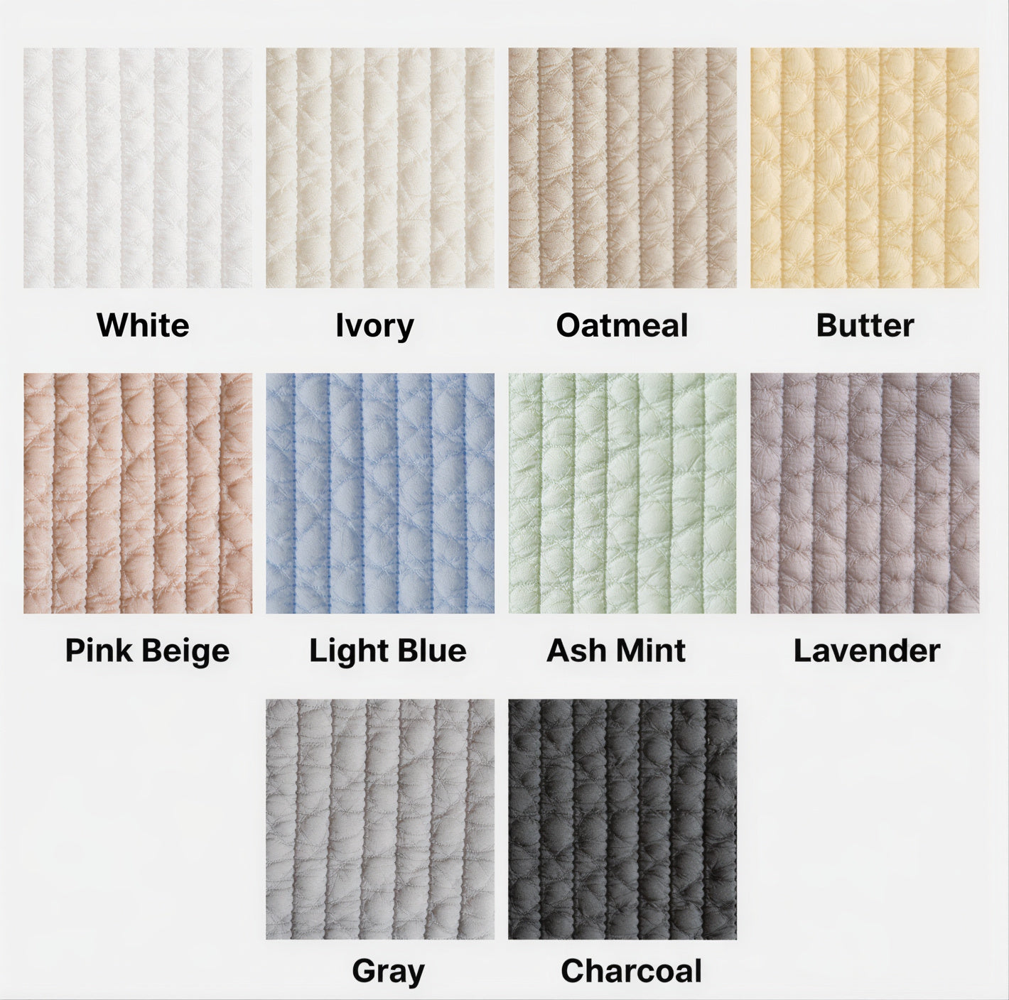 Eve Garden Pigment-Washed Comforter Pad