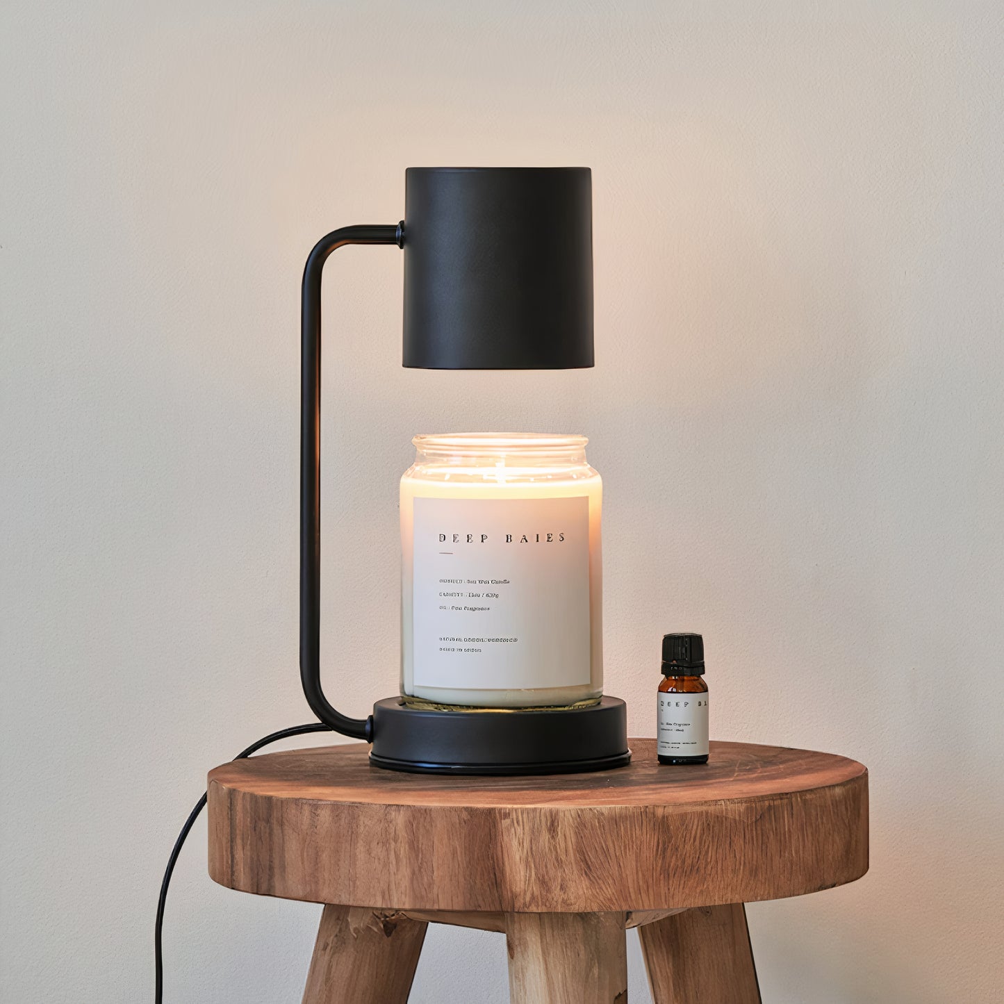 Minimalist Candle Warmer Lamp