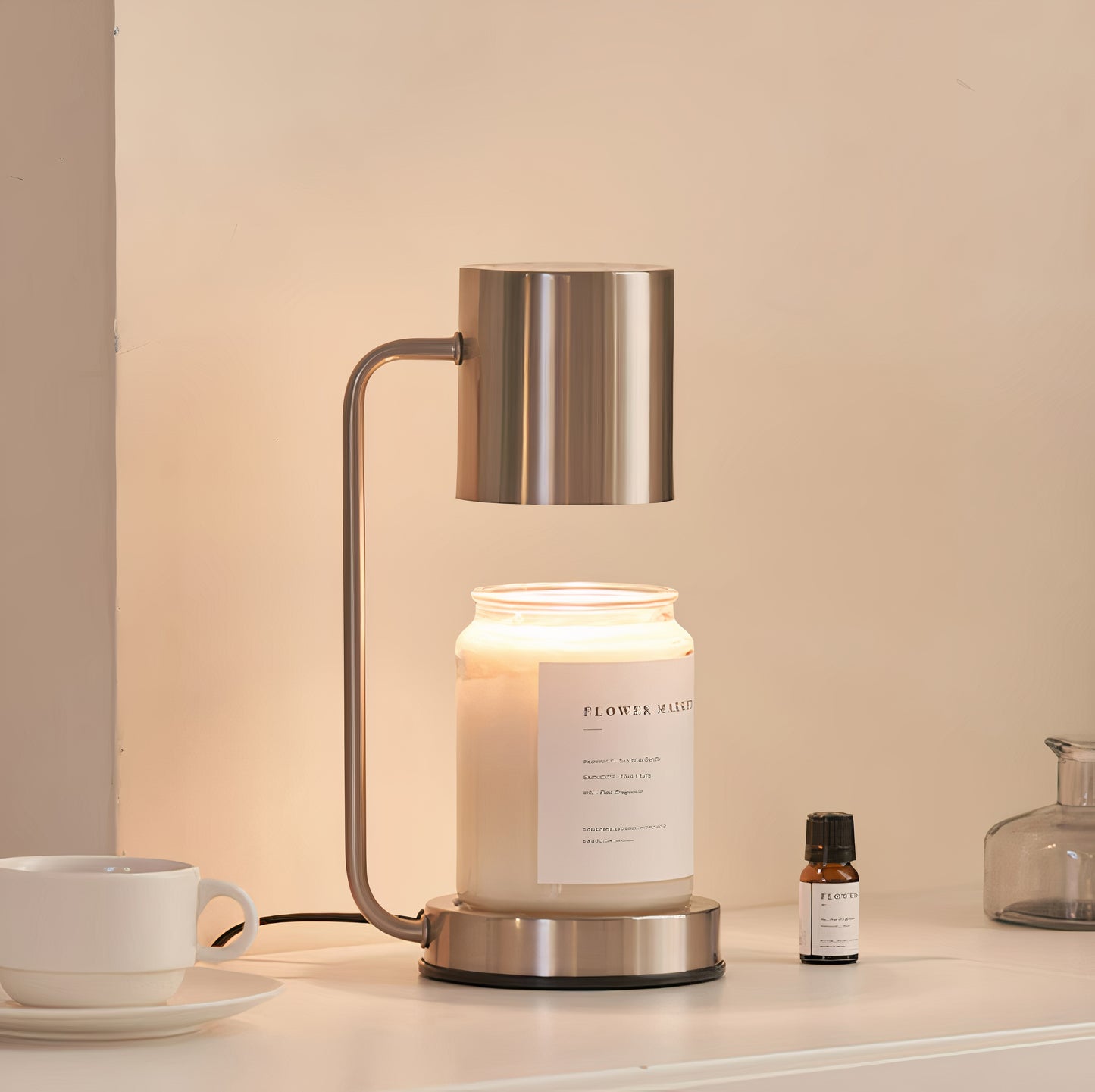 Minimalist Candle Warmer Lamp
