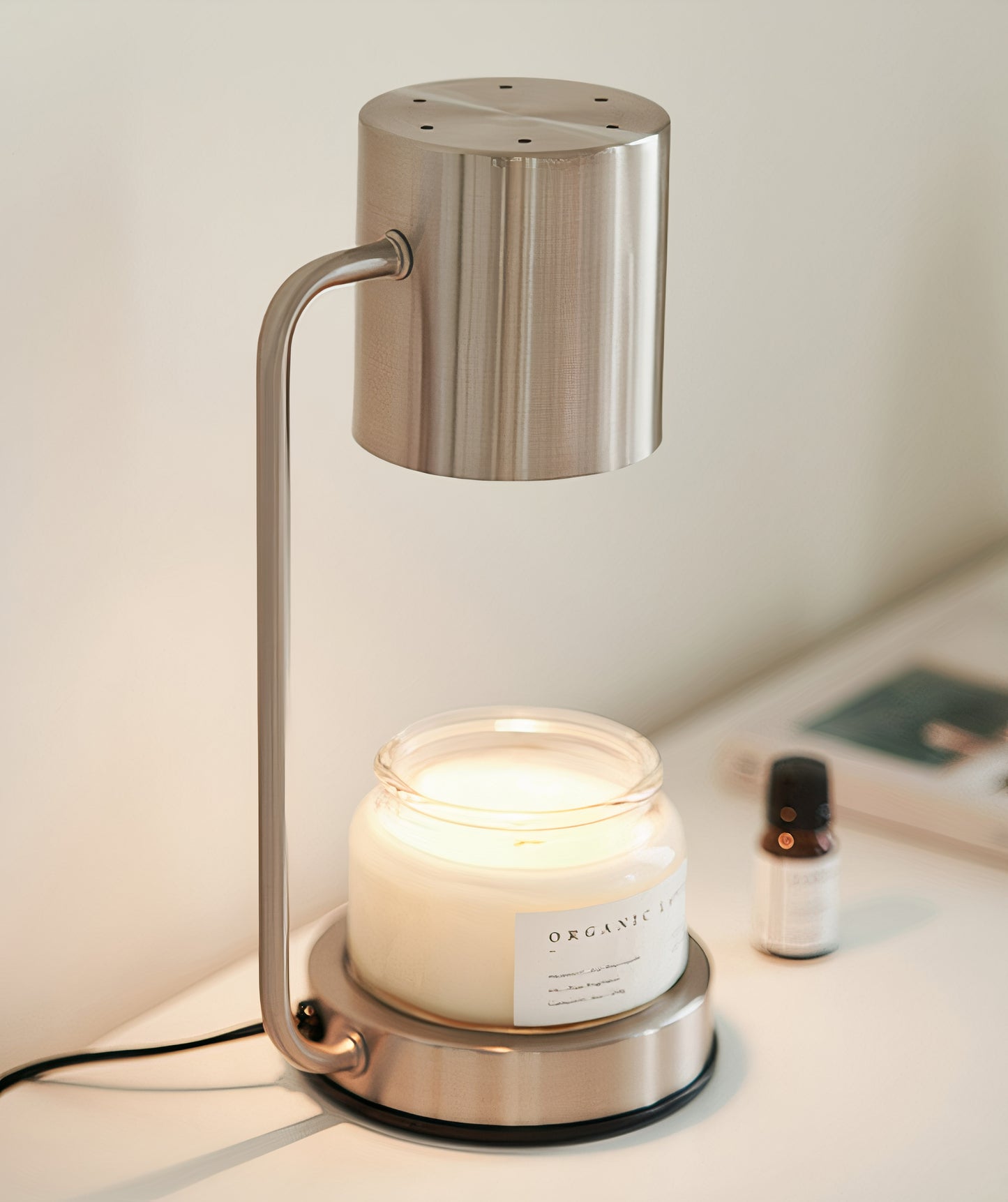 Minimalist Candle Warmer Lamp
