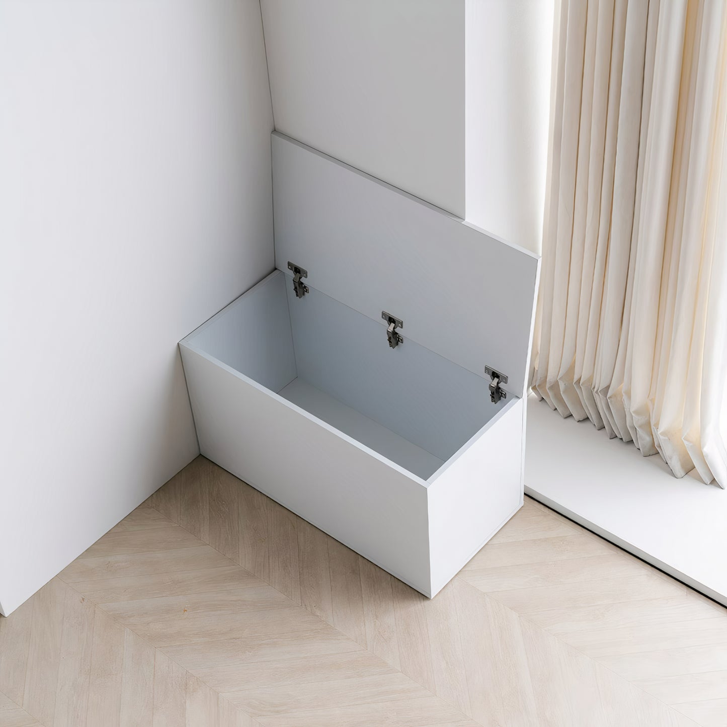 Minimalist Storage Bench Stool