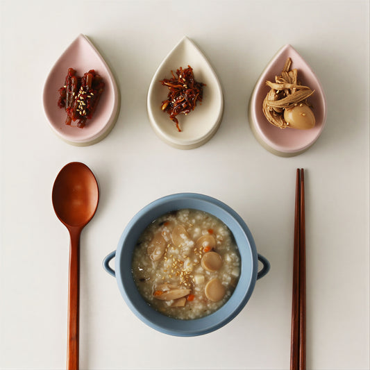 Droplet Pedestal Side Dish Plate