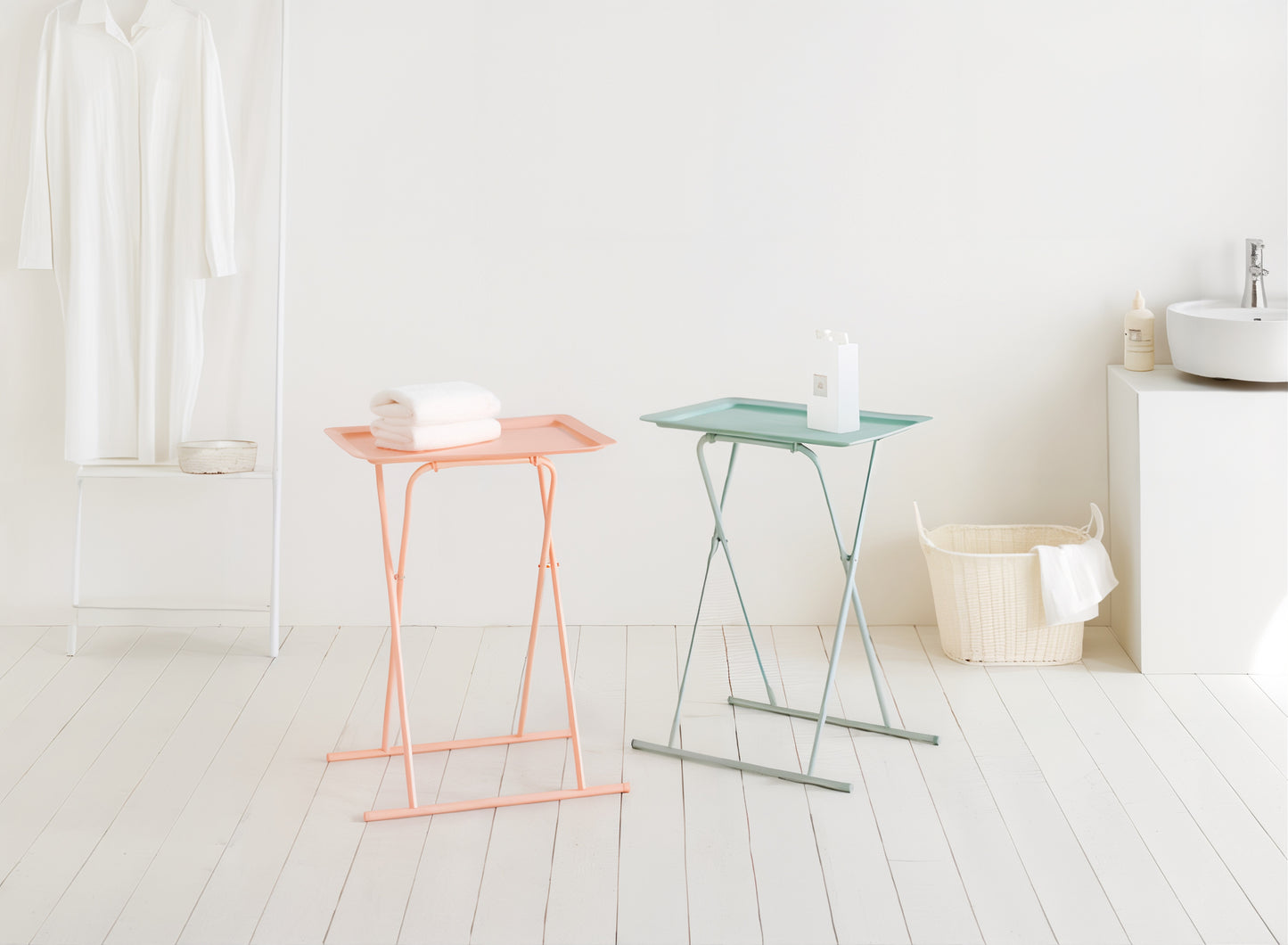 Foldable Steel Side Table