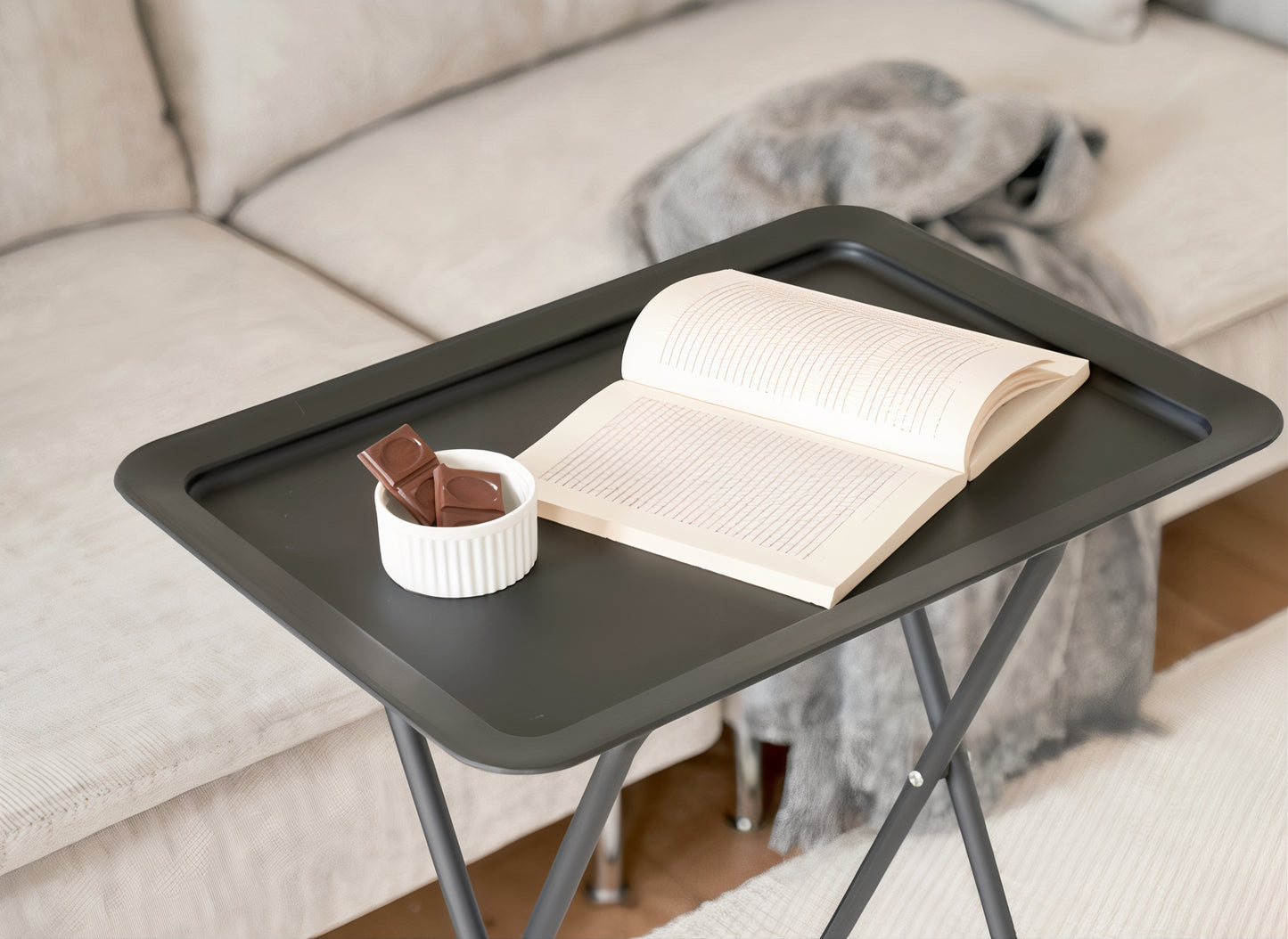 Foldable Steel Side Table