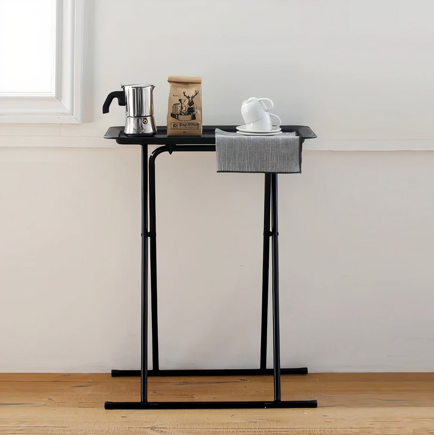 Foldable Steel Side Table