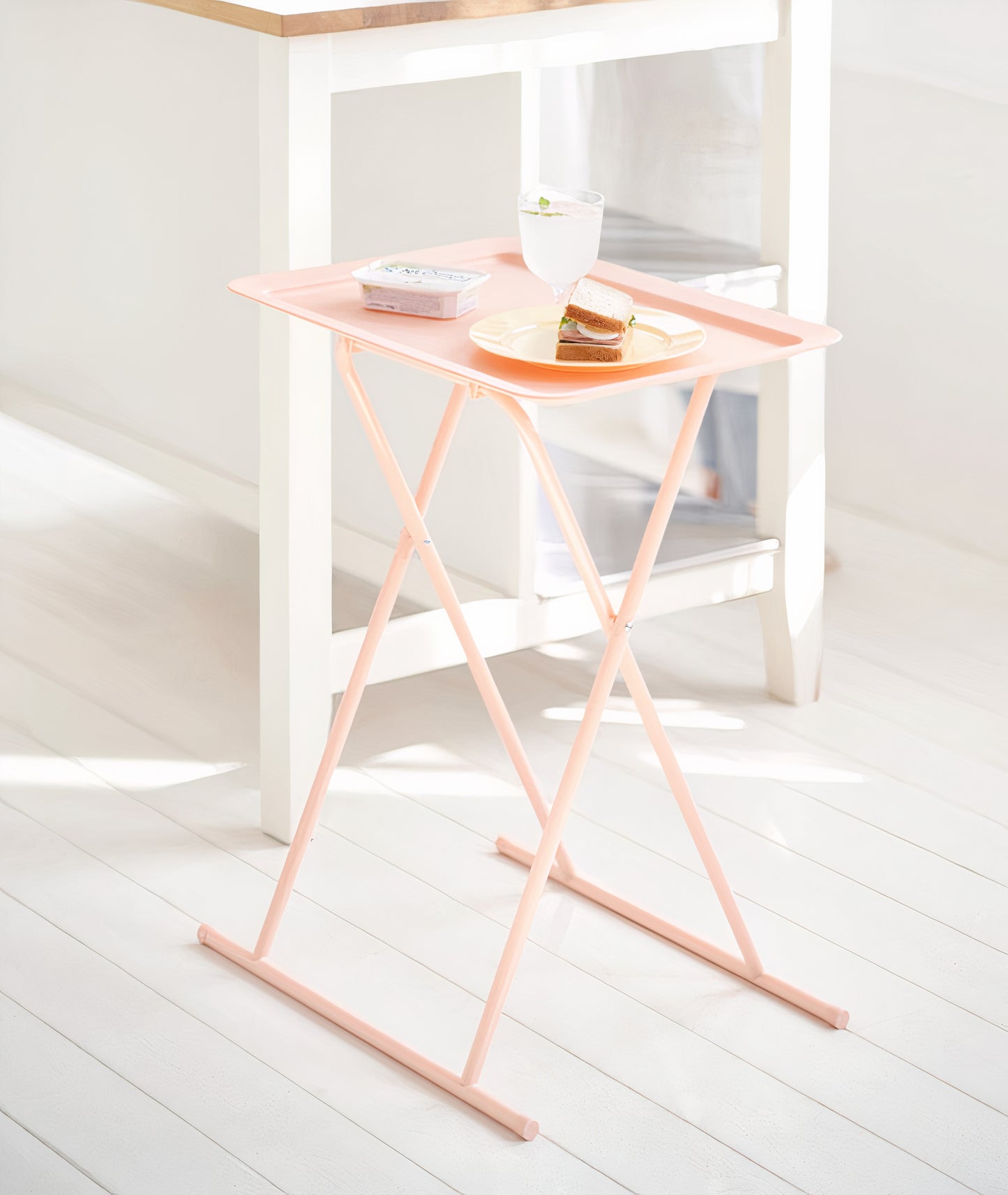 Foldable Steel Side Table