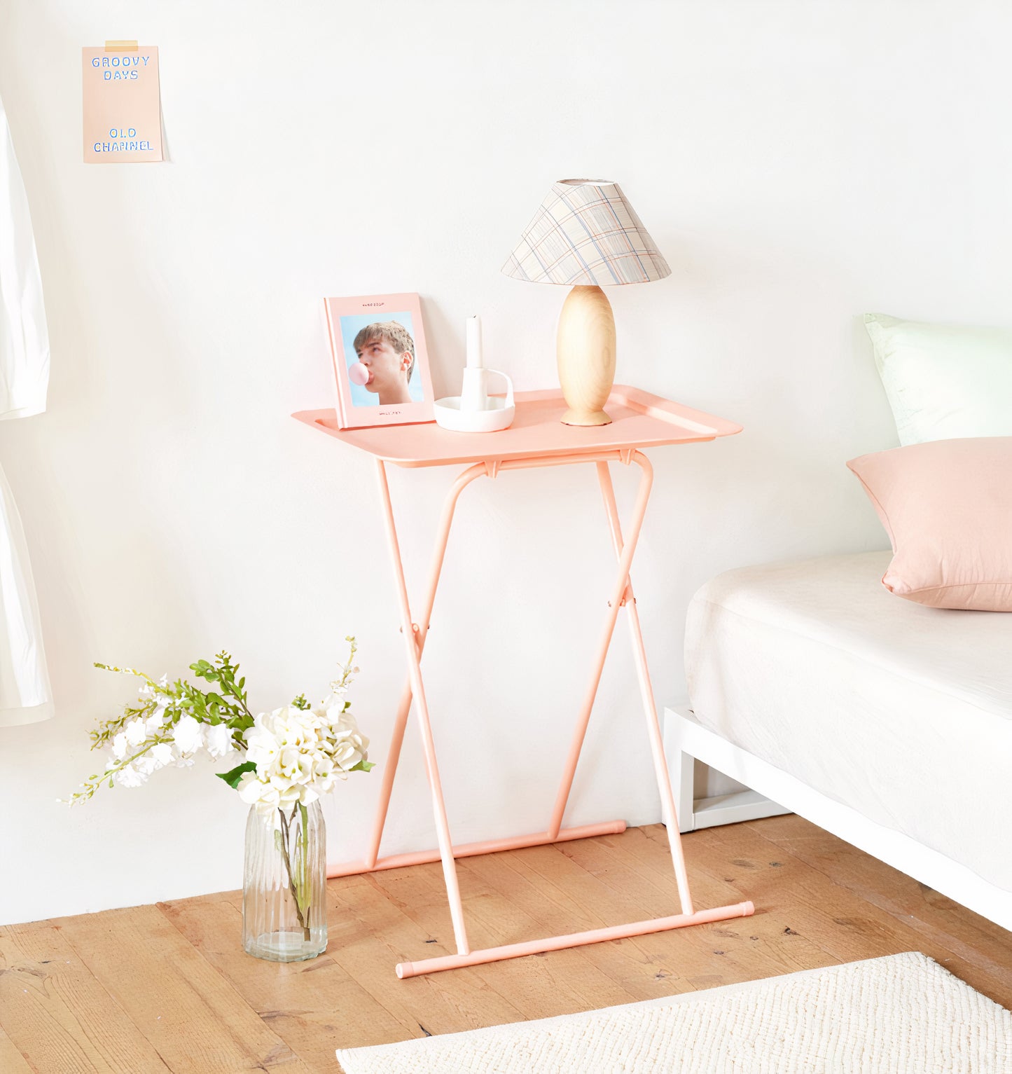 Foldable Steel Side Table