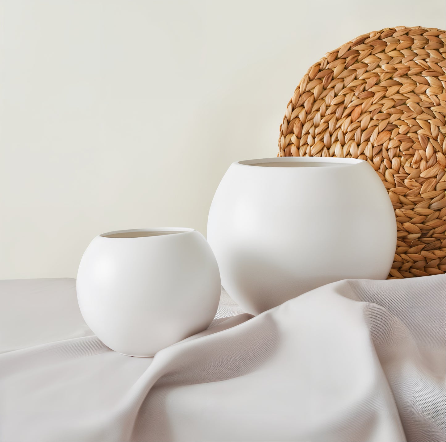 Rounded Moon Vase
