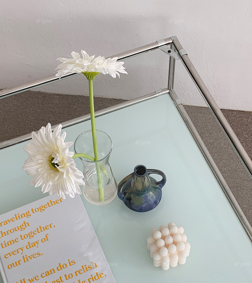 Modular Glass Accent Table