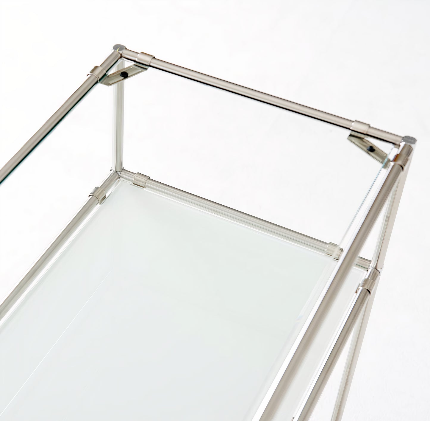 3-Tier Modular Glass Side Table
