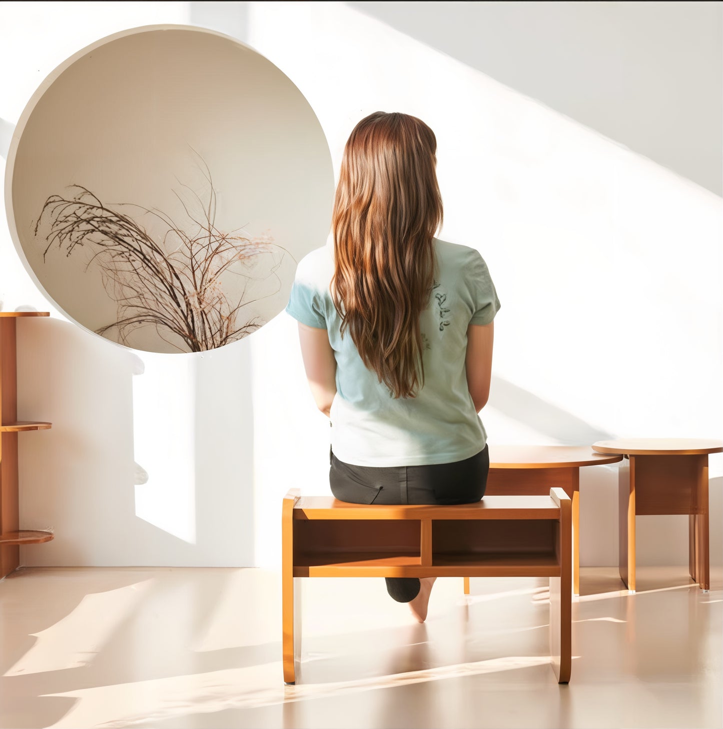 Multi-Purpose End Table with Storage Shelf