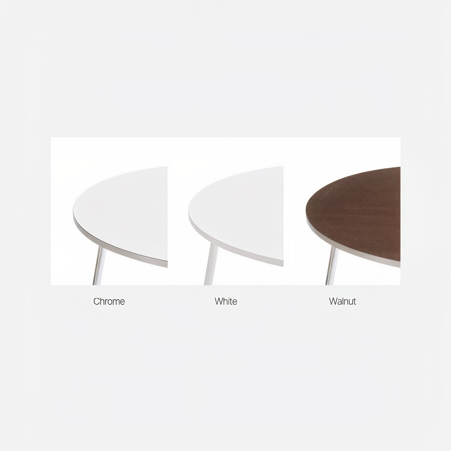 Round Chrome Dining Table