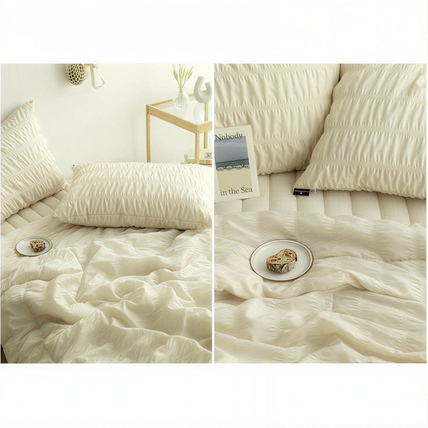 Cool Ripple Seersucker Quilt Comforter