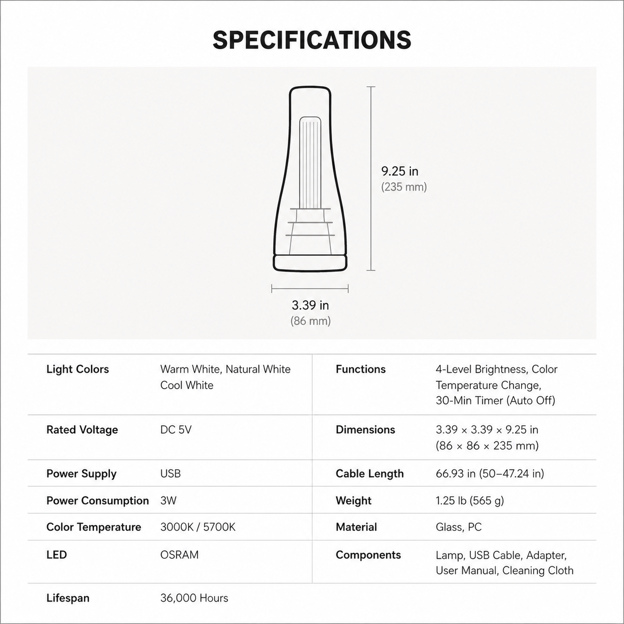 Lumir S Table Lamp