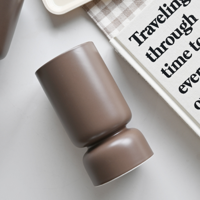 Ceramic Pedestal Mug – Sculptural Decor Piece - image 7 of 7