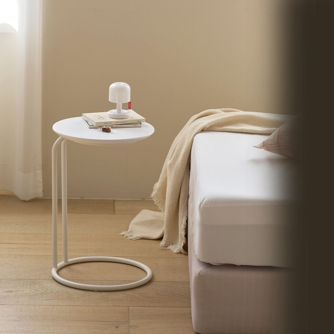 Slim C-Frame Sofa Side Table