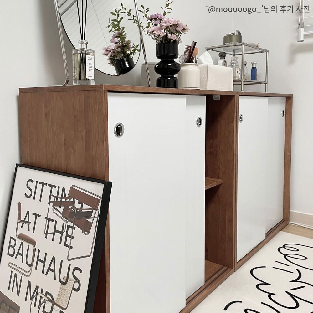 Sliding Door Storage Cabinet
