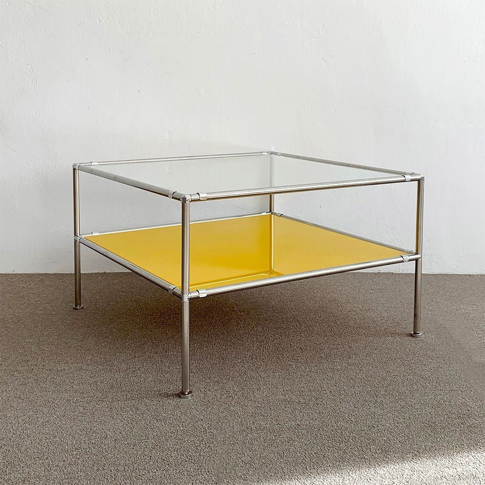Modular Glass Accent Table