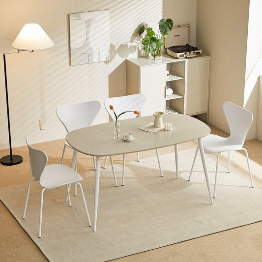 Oval Porcelain Ceramic Dining Table