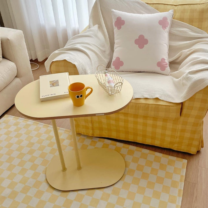 Slim C-Side Sofa Table