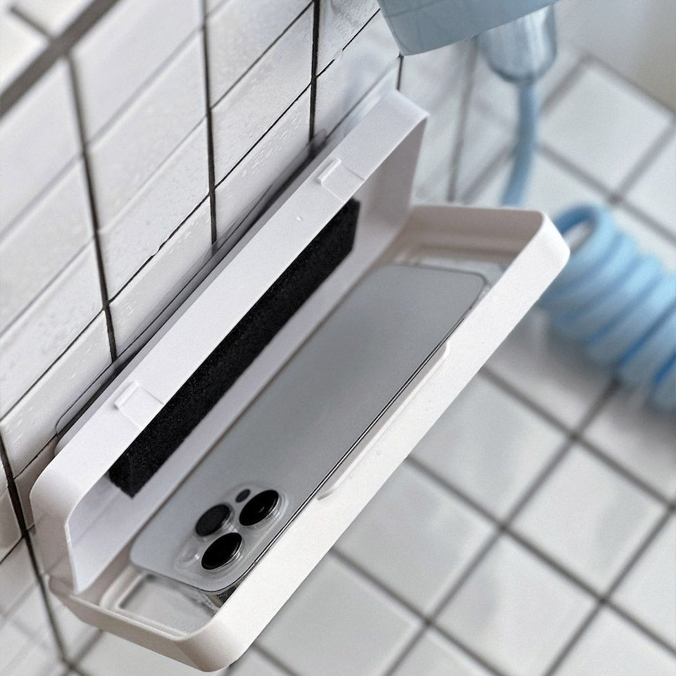 Safety White Waterproof Phone Holder