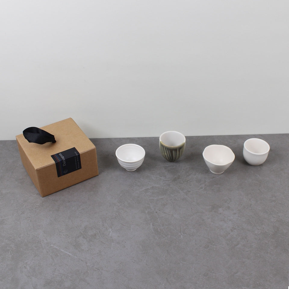 Mini Mood Ceramic Sake Cup Set of 4