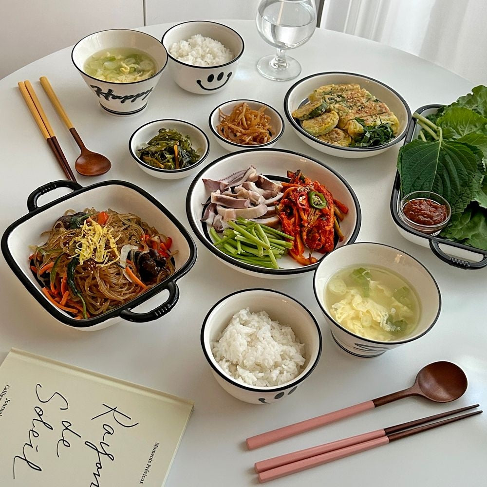 Simple Wooden Chopsticks & Spoon Set