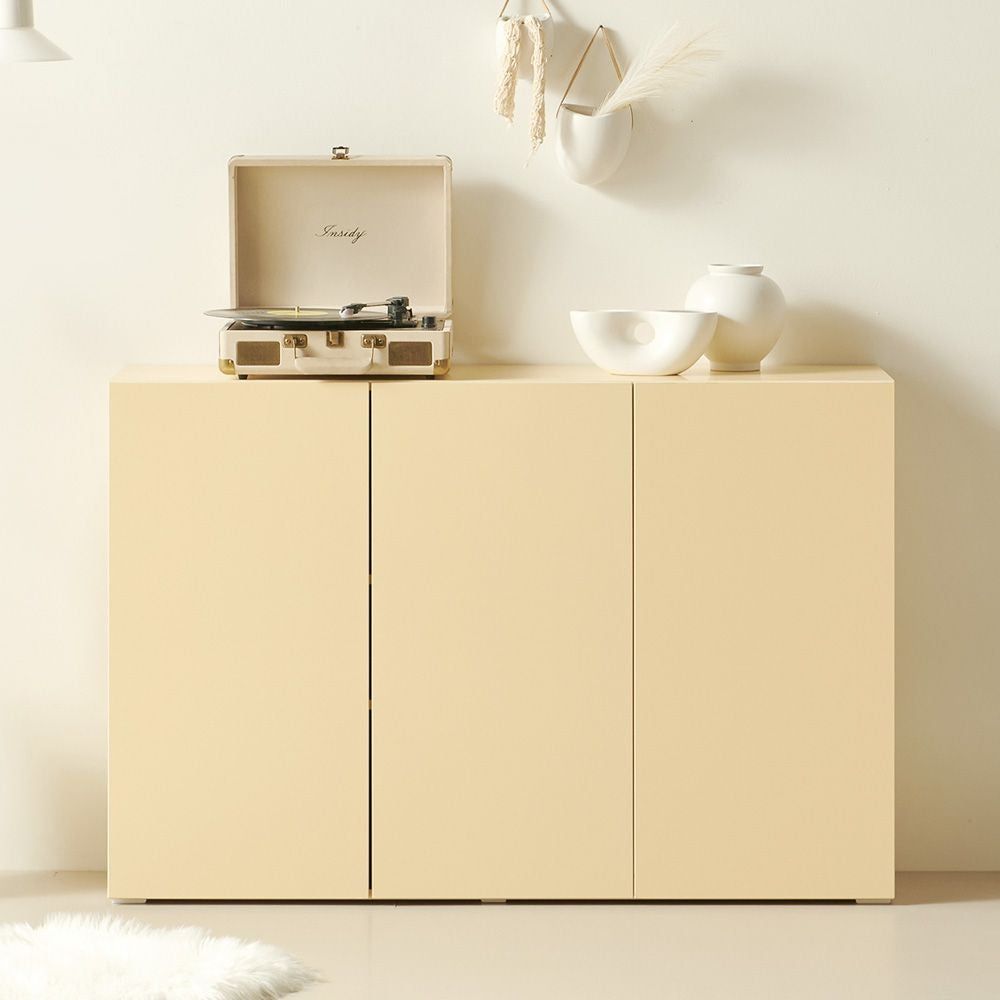 Slim 3-Door Tall Storage Cabinet