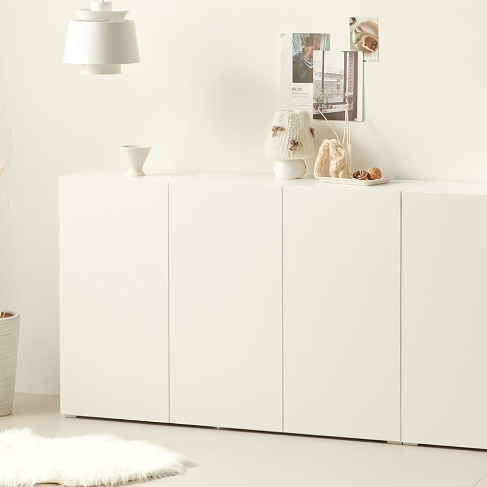 Slim 3-Door Tall Storage Cabinet