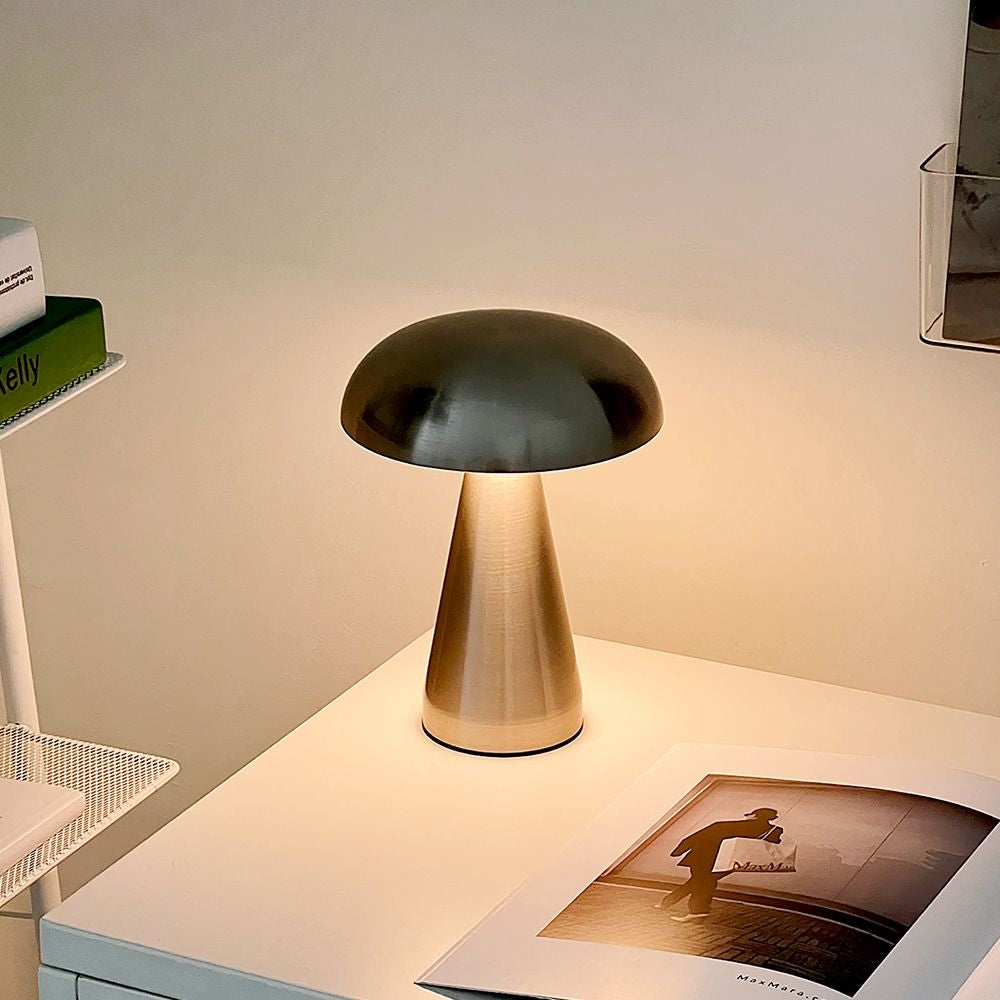 Cone Base Cordless Table Lamp