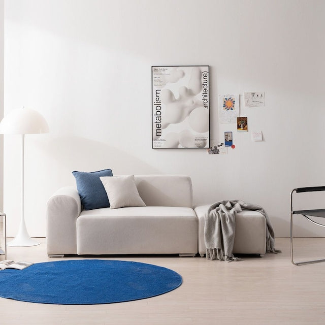 Modern Modular Sofa with Ottoman
