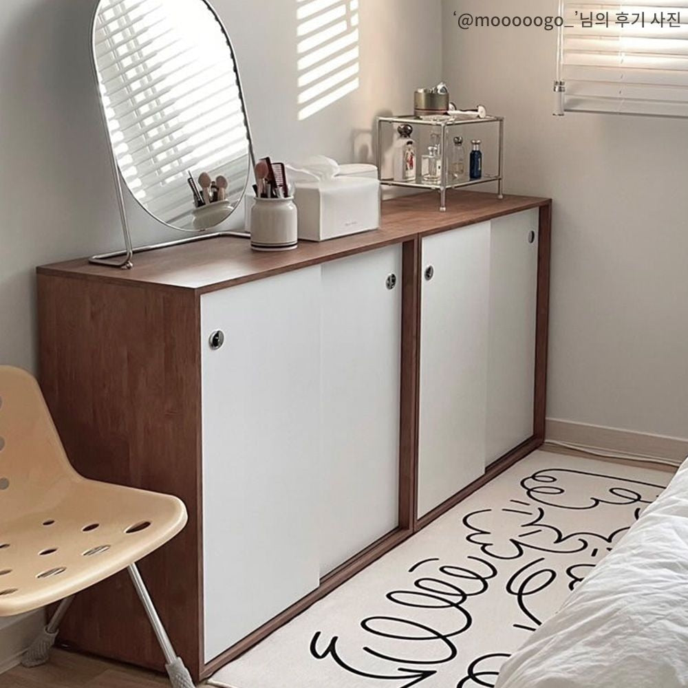 Sliding Door Storage Cabinet