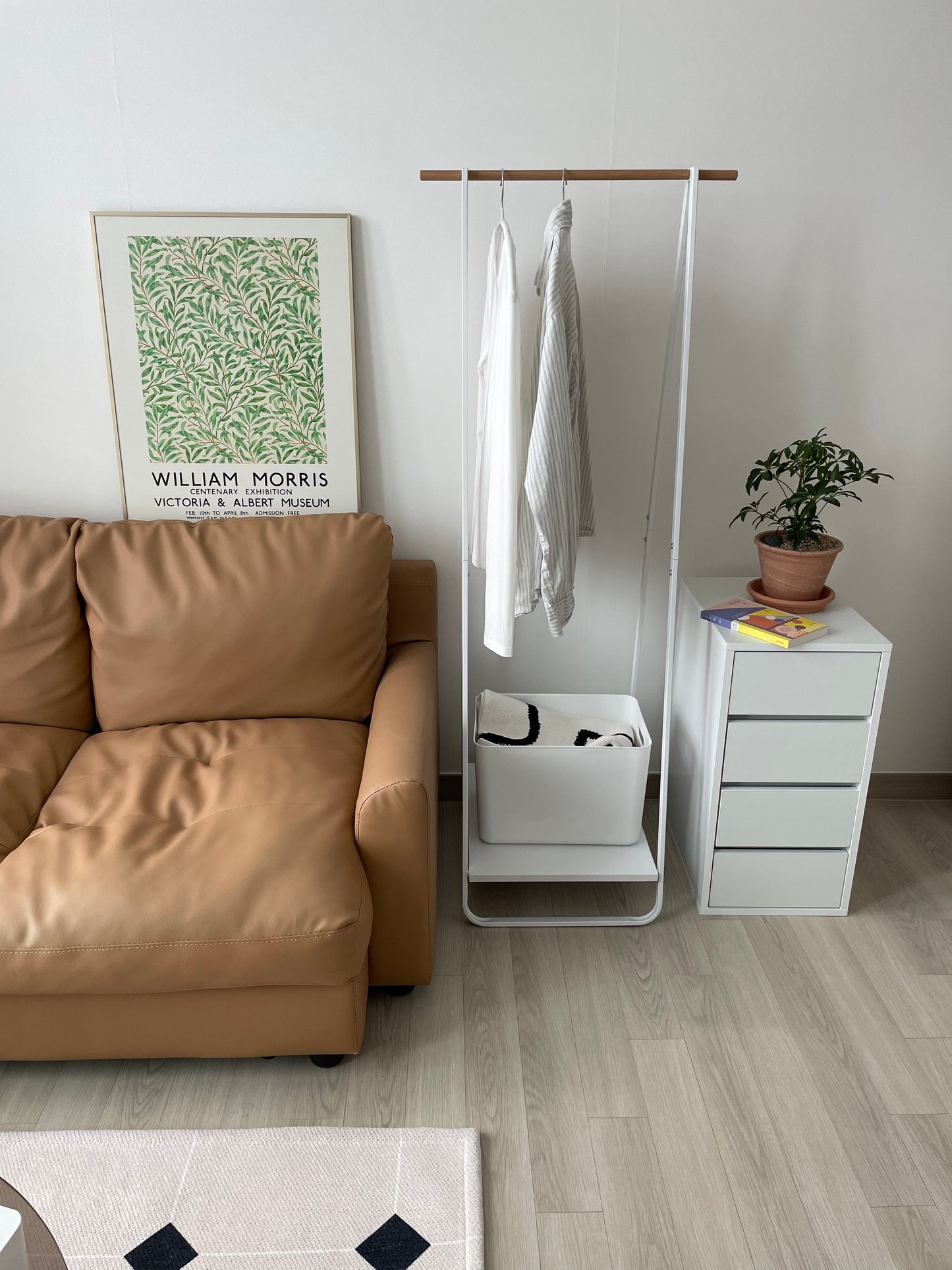 4-Drawer Movable Storage Cabinet