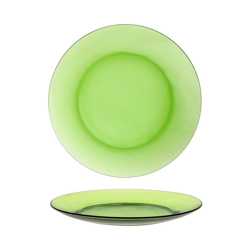 Colored Glass Dessert Plate