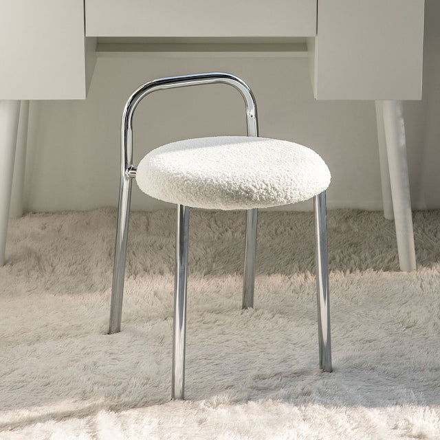 Chrome Loop Back Chair
