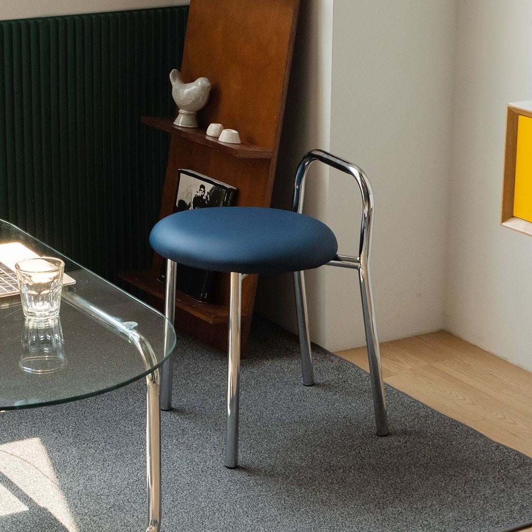 Chrome Loop Back Chair
