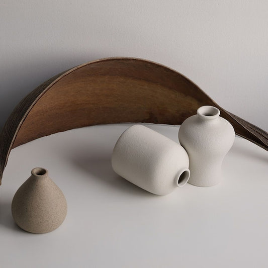 Mini Ceramic Vase Trio Gift Set