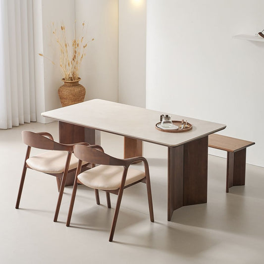 Reversible Ceramic Rectangular Dining Table