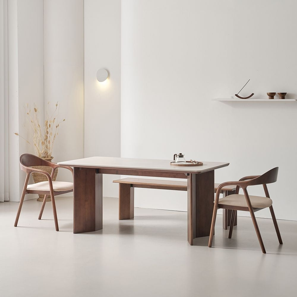 Reversible Ceramic Rectangular Dining Table