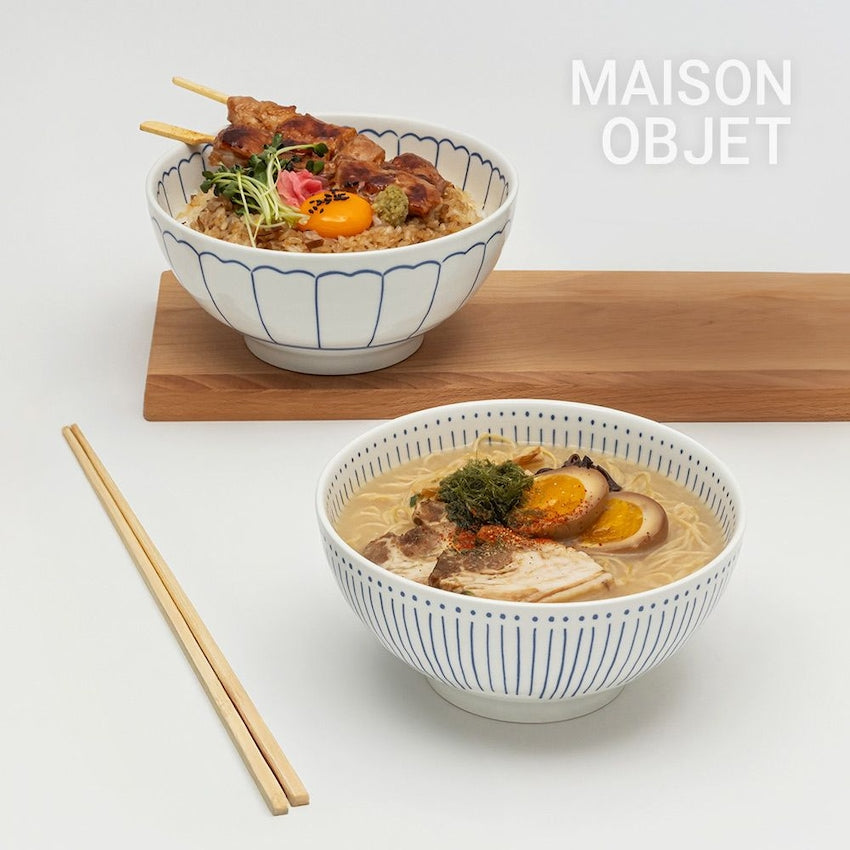 Japanese Noodle Bowl Set of 2