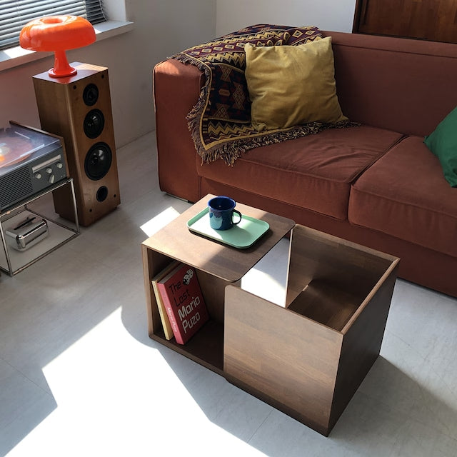 Multipurpose Cube Storage Table