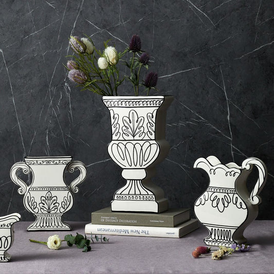 2D French Illustration Vase