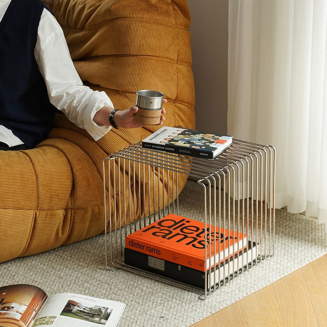 Open Wire Cube Table