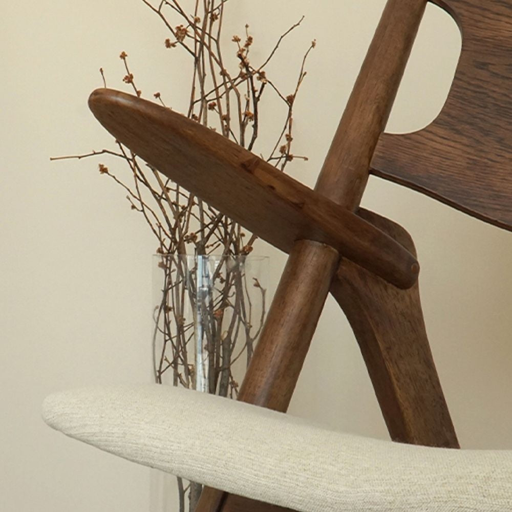 Knitting Wood Lounge Chair